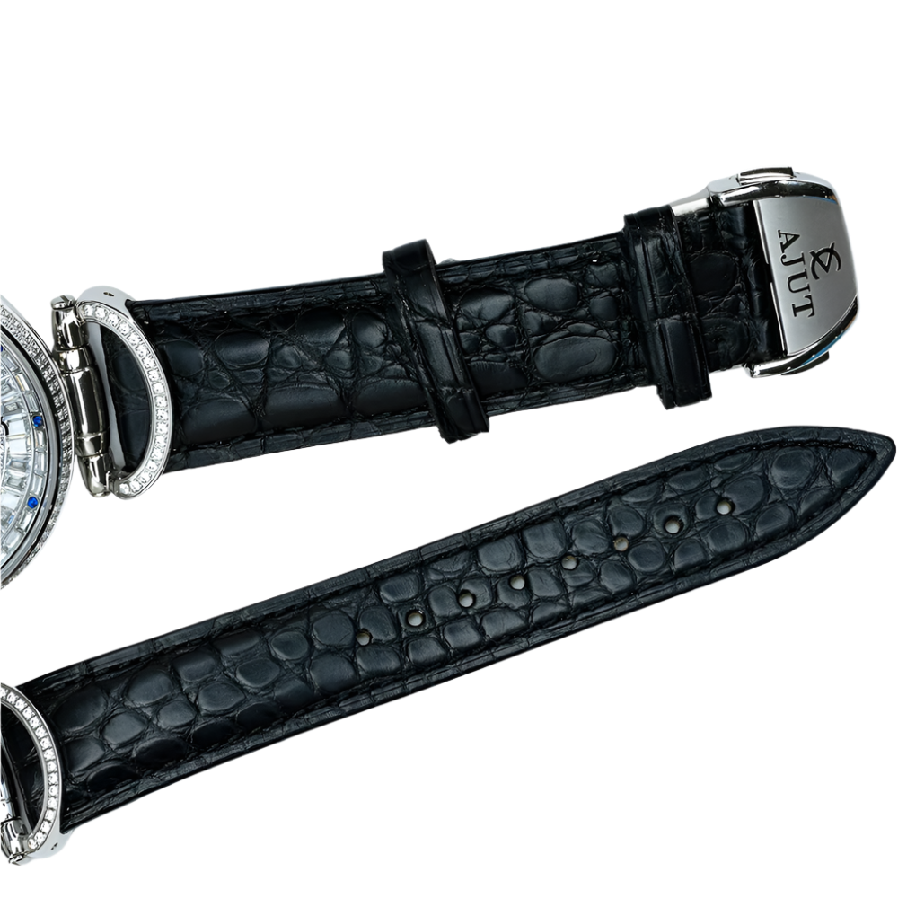 Automatic Tourbillon Movement Man Watches Luxury Full Zircon Flying Mechanical Women Watch Man 0397