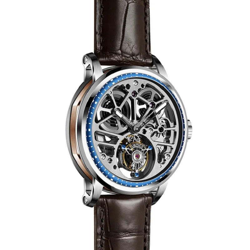Watches Man 316 Stainless Steel 36 Gem Bearing Leather 30 Life Waterproof Apphire Glass for Man Watch Case 1930