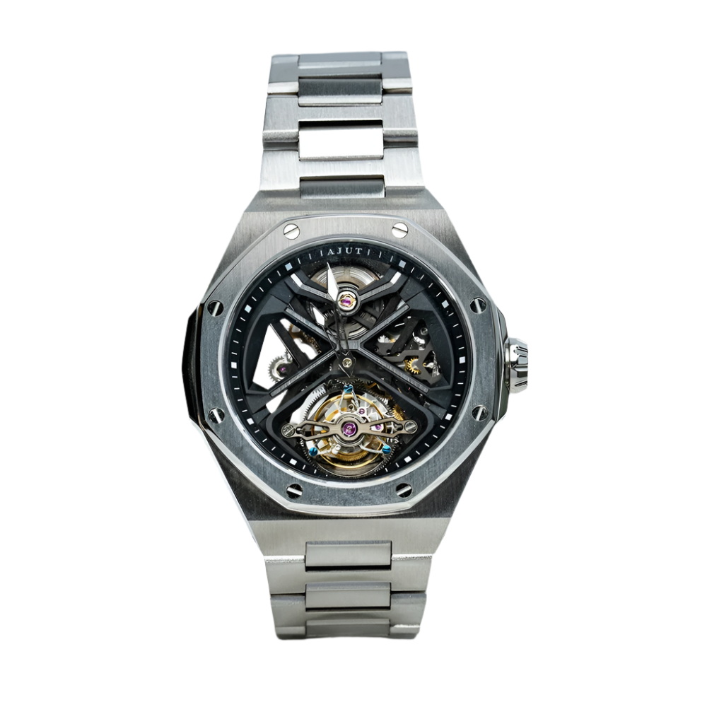 Automatic Tourbillon Movement Men Watch Mechanical Sapphire Skeleton Dial Man Watches Luxury 0517