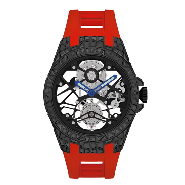 Brand Crystal Flying Tourbillon Movement Luxury Watches for Men Women Brilliant Hollowing Dial Luminous Diamonds Case