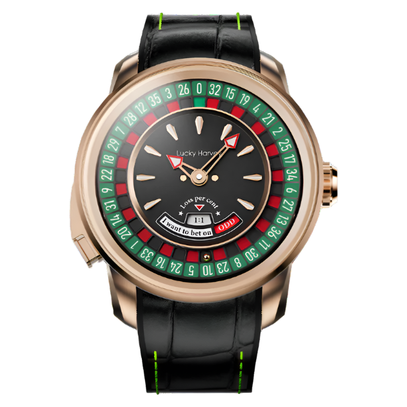European Roulette-Themed Automatic Mechanical Watch for Men with Sapphire Crystal and Stylish Design