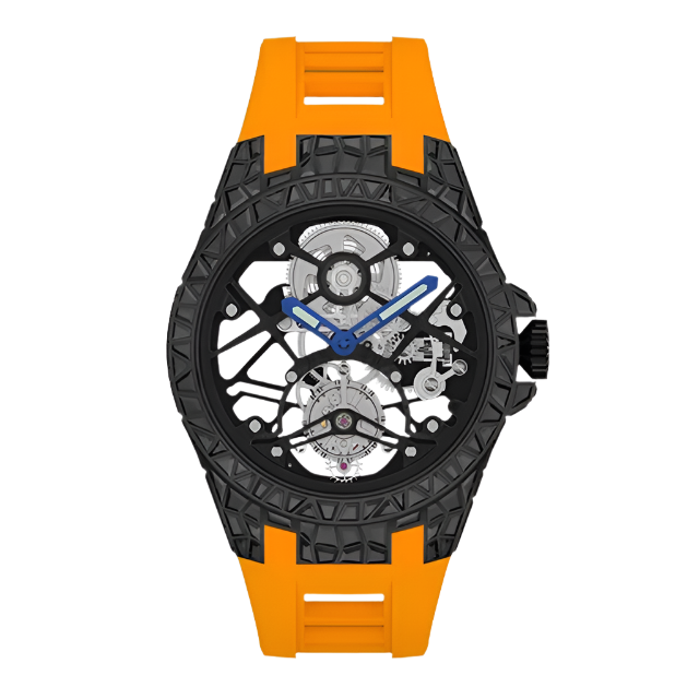 Brand Crystal Flying Tourbillon Movement Luxury Watches for Men Women Brilliant Hollowing Dial Luminous Diamonds Case