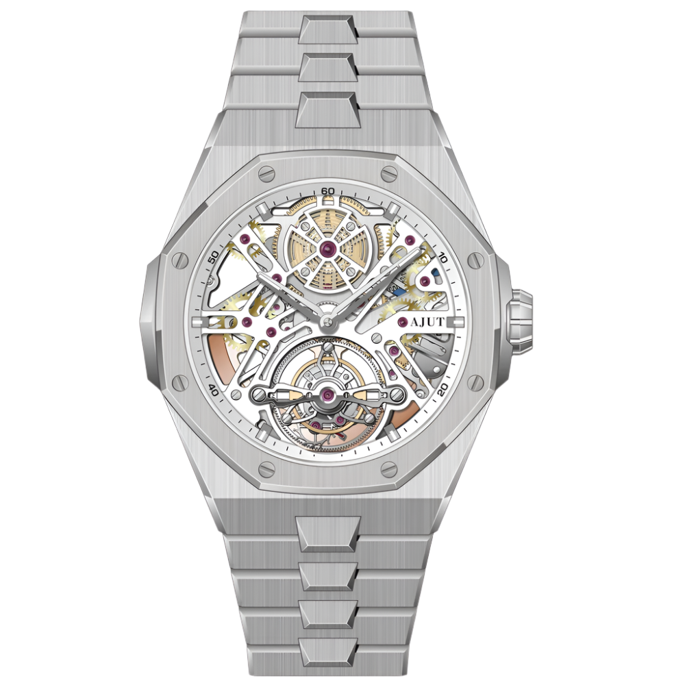 Automatic Tourbillon Movement Men Watch Mechanical Sapphire Skeleton Dial Man Watches Luxury 0517