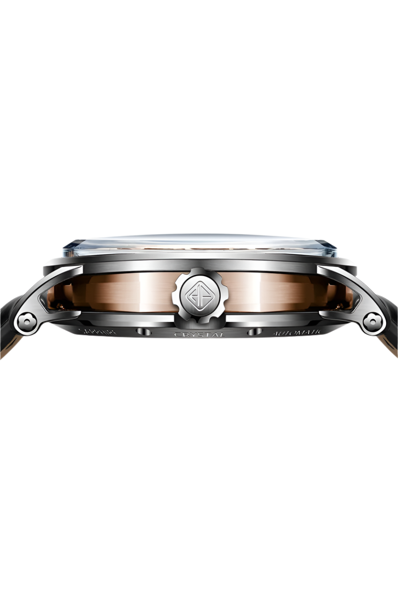 Haofa Flying Tourbillon Hollow Skeleton Mechanical Watch Man Double-Spring Luminous 316 Stainless Steel Sapphire Crystal 1931