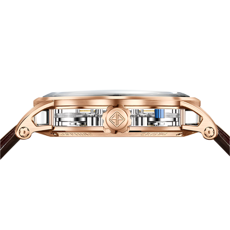 Haofa Flying Tourbillon Mechanical Watches for Men Hollow Luxury Sapphire Manual Watch Skeleton Business Casual Wristwatch 1945