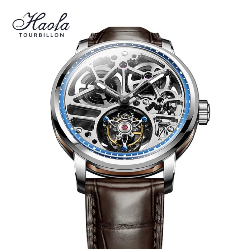 Watches Man 316 Stainless Steel 36 Gem Bearing Leather 30 Life Waterproof Apphire Glass for Man Watch Case 1930