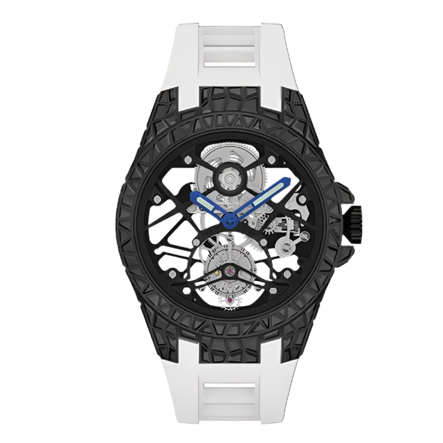 Brand Crystal Flying Tourbillon Movement Luxury Watches for Men Women Brilliant Hollowing Dial Luminous Diamonds Case