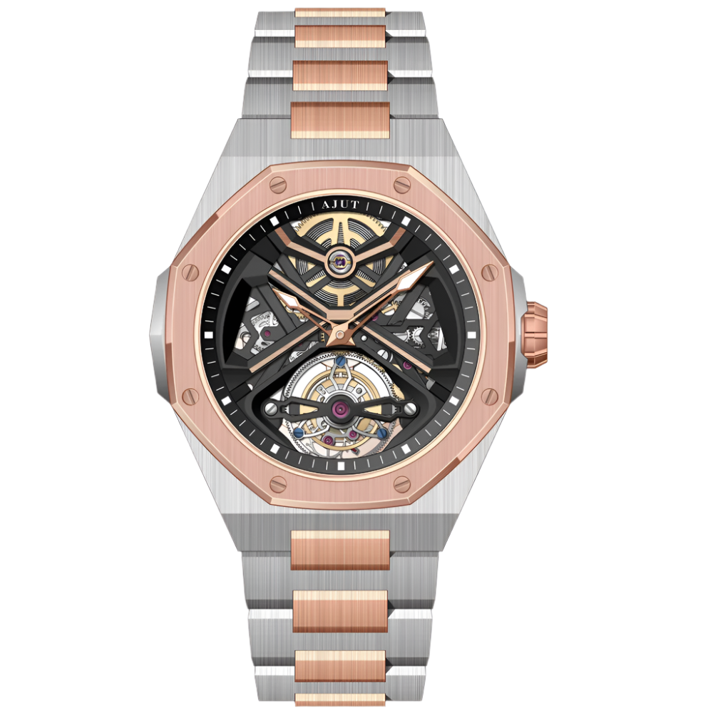 Automatic Tourbillon Movement Men Watch Mechanical Sapphire Skeleton Dial Man Watches Luxury 0517