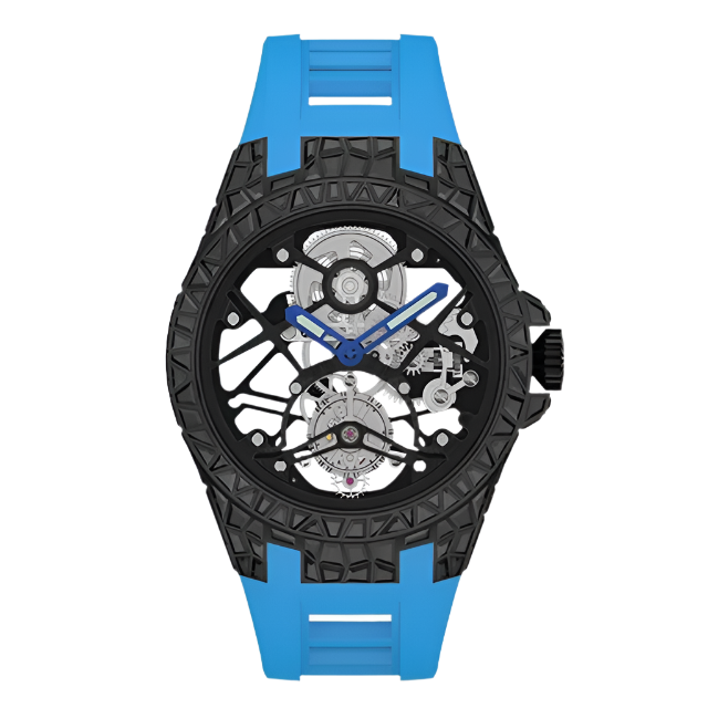 Brand Crystal Flying Tourbillon Movement Luxury Watches for Men Women Brilliant Hollowing Dial Luminous Diamonds Case