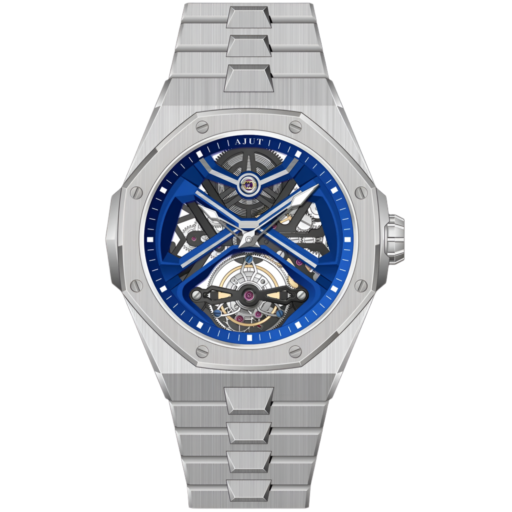 Automatic Tourbillon Movement Men Watch Mechanical Sapphire Skeleton Dial Man Watches Luxury 0517