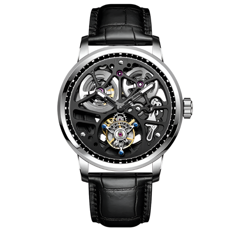 Watches Man 316 Stainless Steel 36 Gem Bearing Leather 30 Life Waterproof Apphire Glass for Man Watch Case 1930