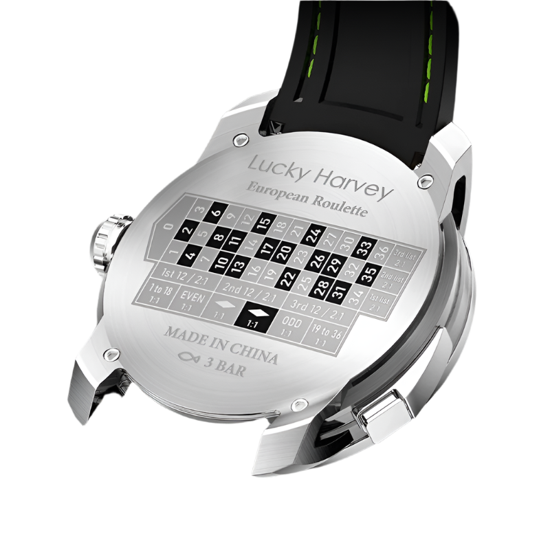 European Roulette-Themed Automatic Mechanical Watch for Men with Sapphire Crystal and Stylish Design
