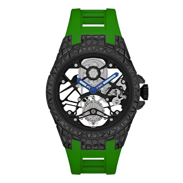 Brand Crystal Flying Tourbillon Movement Luxury Watches for Men Women Brilliant Hollowing Dial Luminous Diamonds Case
