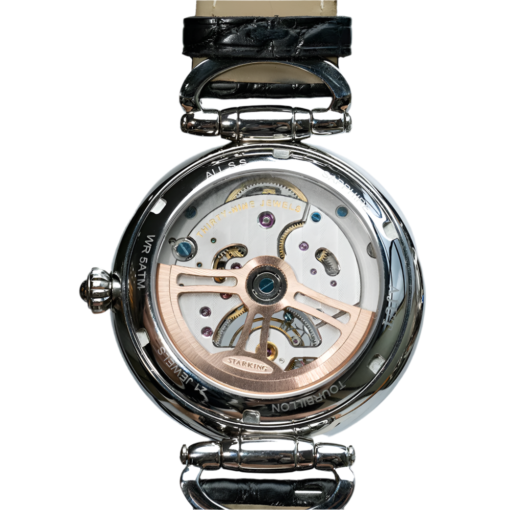 Automatic Tourbillon Movement Man Watches Luxury Full Zircon Flying Mechanical Women Watch Man 0397